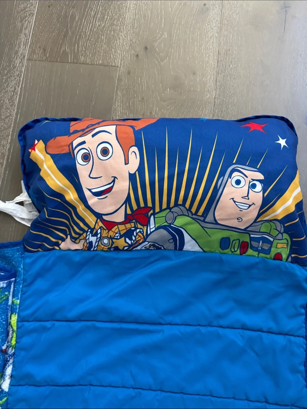 Toy Story Kids Nap Set Rollup + Buzz Lightyear Backpack